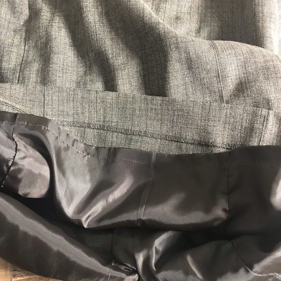 Kenneth Cole Brown Weave Belted LIned Pencil Skirt - Picture 4 of 7